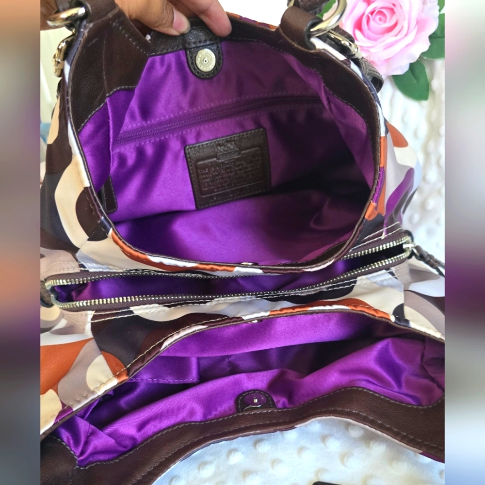 Coach Maggie Madison OP Art Multicolor style # 18764 - Picture 7 of 10